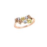 Maple Diamond Cluster Ring