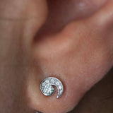 Unfurling Brilliance Studs