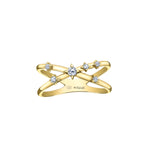 Star-Crossed Ring in 14kt yellow gold and Canadian Diamonds