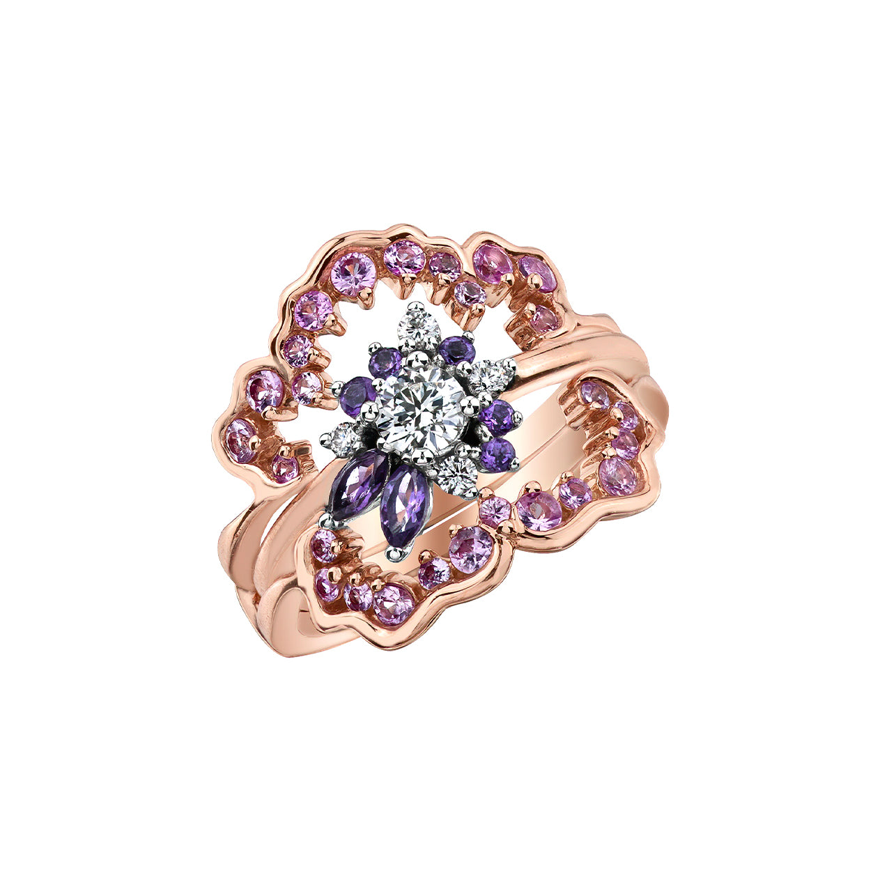 'Wildflower Ring' shown with matching 'Wildflower Jacket'