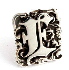 Letter E Cufflink