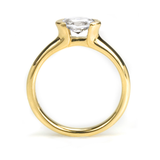 Essentials Oval Half Bezel Ring