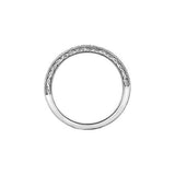 Crafted in 18kt Pure White™, this band features frost-inspired engravings set with round brilliant-cut Canadian diamonds.