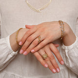Quilted Down Bangle