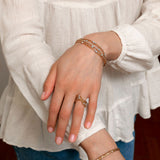 Quilted Down Bangle