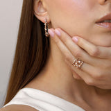 Entwined Ivy Hoops