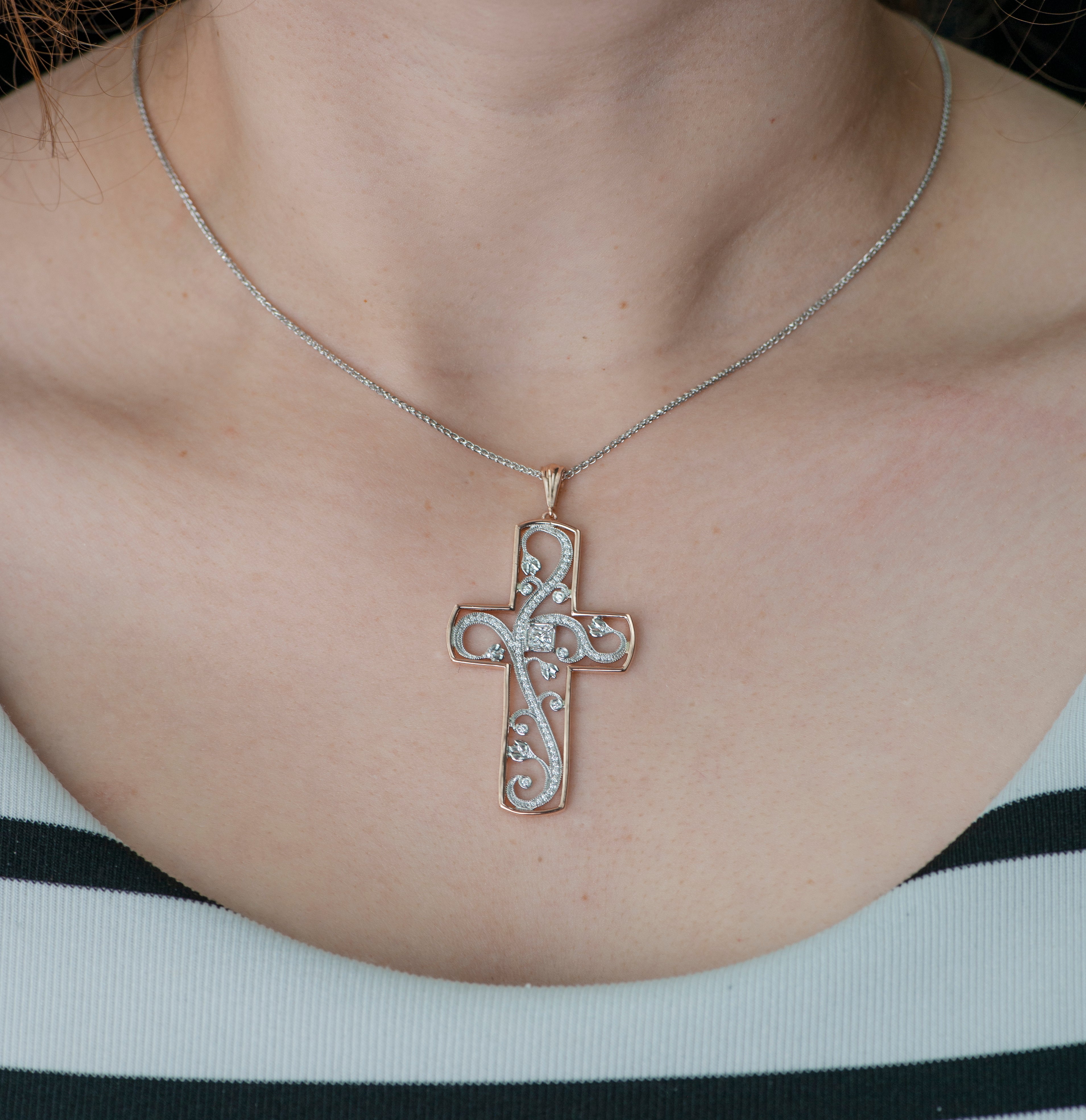 'Enchanted Cross' on model.
