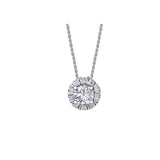Diamond Fur-trim Pendant