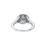 Crafted in 18KT Certified Canadian Gold, this water lily flower-inspired filigree ring features round-cut Canadian diamonds.