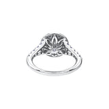 Crafted in 18KT Certified Canadian Gold, this water lily flower-inspired filigree ring features round-cut Canadian diamonds.