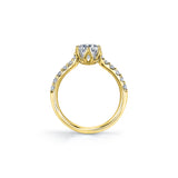 Lily 6-Petal Engagement Ring