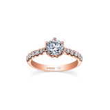 Lily 6-Petal Engagement Ring