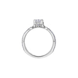 Lily Infinity Emerald Engagement Ring