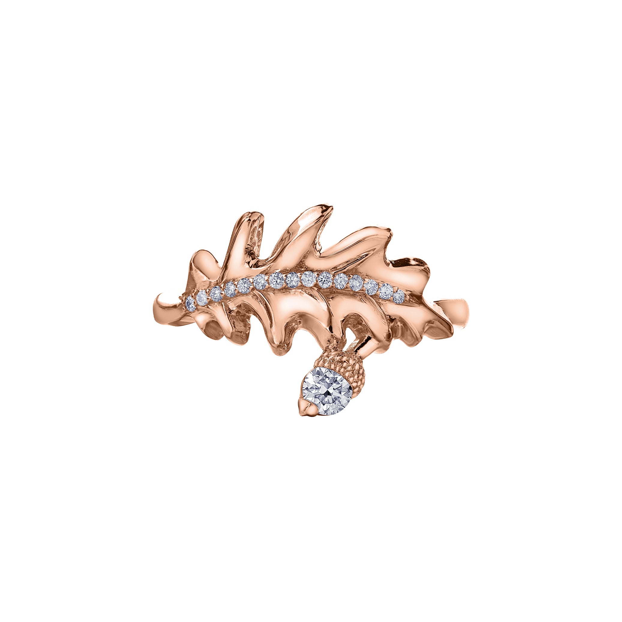 Oak Leaf Wrap Ring