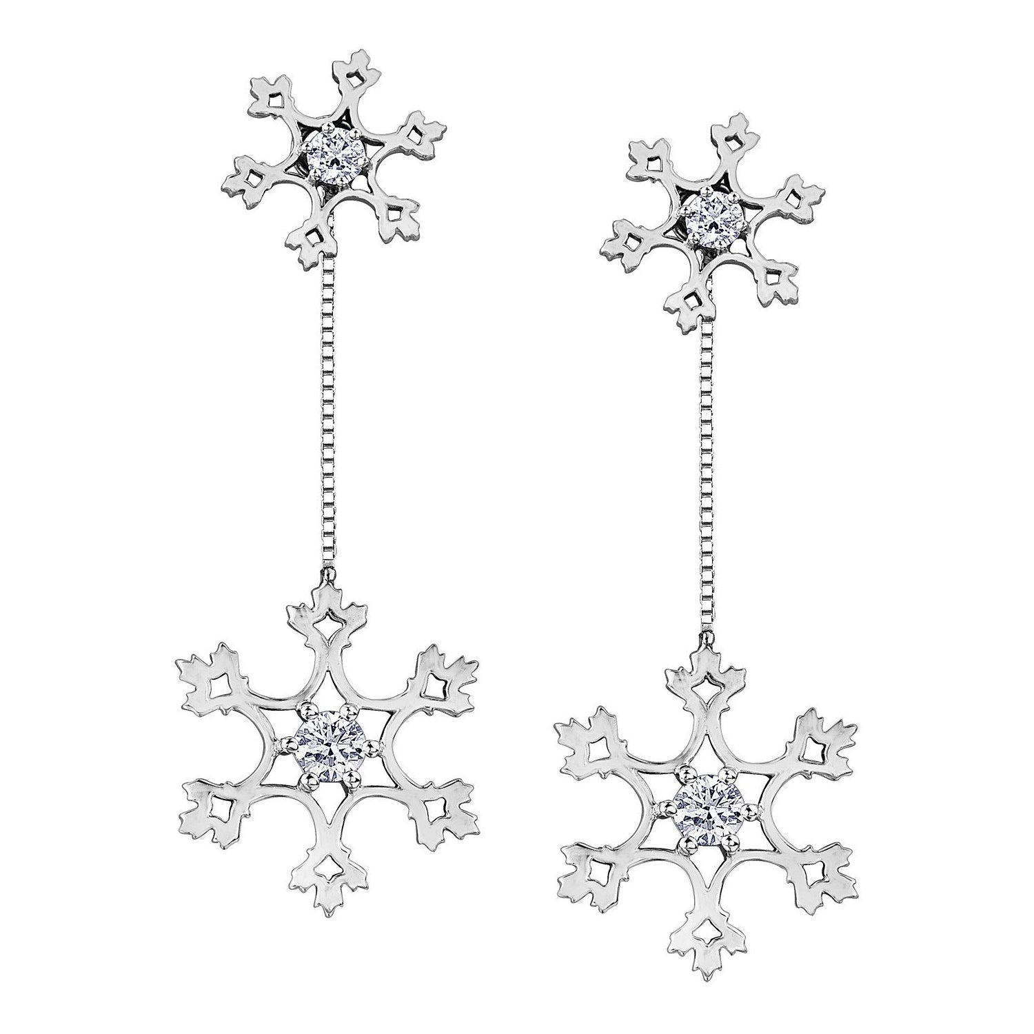 ‘Snowflake Studs’ with matching jackets ‘Snowflake Jackets’