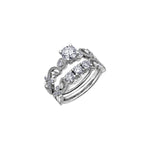 ‘Enchanted Solitaire’ with matching band ‘Enchanted Solitaire Matching Band’