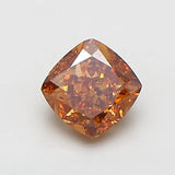 1.07ct Cushion modified Lab Grown Diamond (Colour Fancy Orangey Brown, Clarity VVS2, IGI Certified)