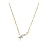 Crafted in 14KT yellow Certified Canadian Gold, this necklace features a shooting star set with round brilliant-cut Canadian diamonds.