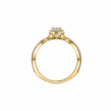 Emerald Infinity Engagement Ring