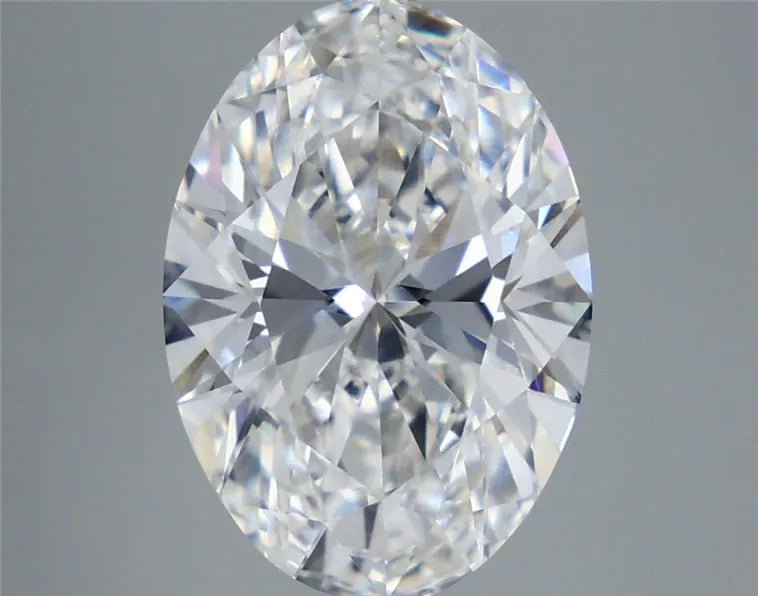 5.59ct Oval Lab Grown Diamond (Colour D, Clarity VVS2, IGI Certified)