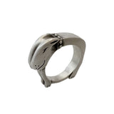 Dog ring in sterling silver