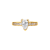 Opulence Pear Engagement Ring