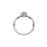 Lily Infinity Emerald Engagement Ring