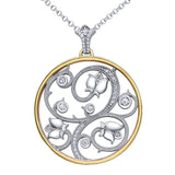 Enchanted Garden Medallion Pendant