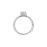 Lily Infinity Oval Engagement Ring