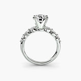The Floral Accent Solitaire