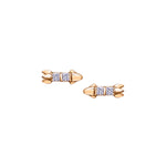 Starship Studs 14k rose gold
