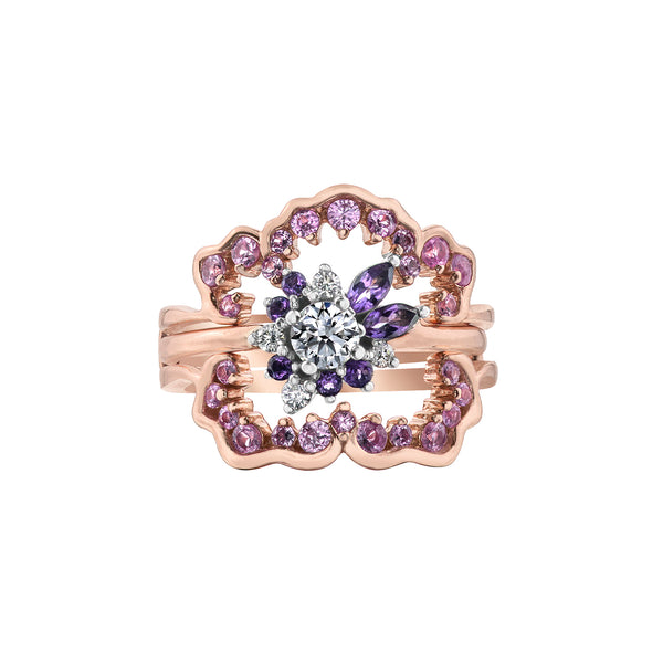 'Wildflower Ring' shown with matching 'Wildflower Jacket'