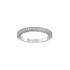 Crafted in 18kt Pure White™, this band features frost-inspired engravings set with round brilliant-cut Canadian diamonds.