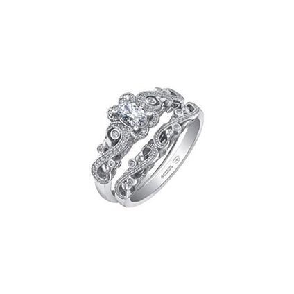 Enchanted Oval Vine Engagement Ring