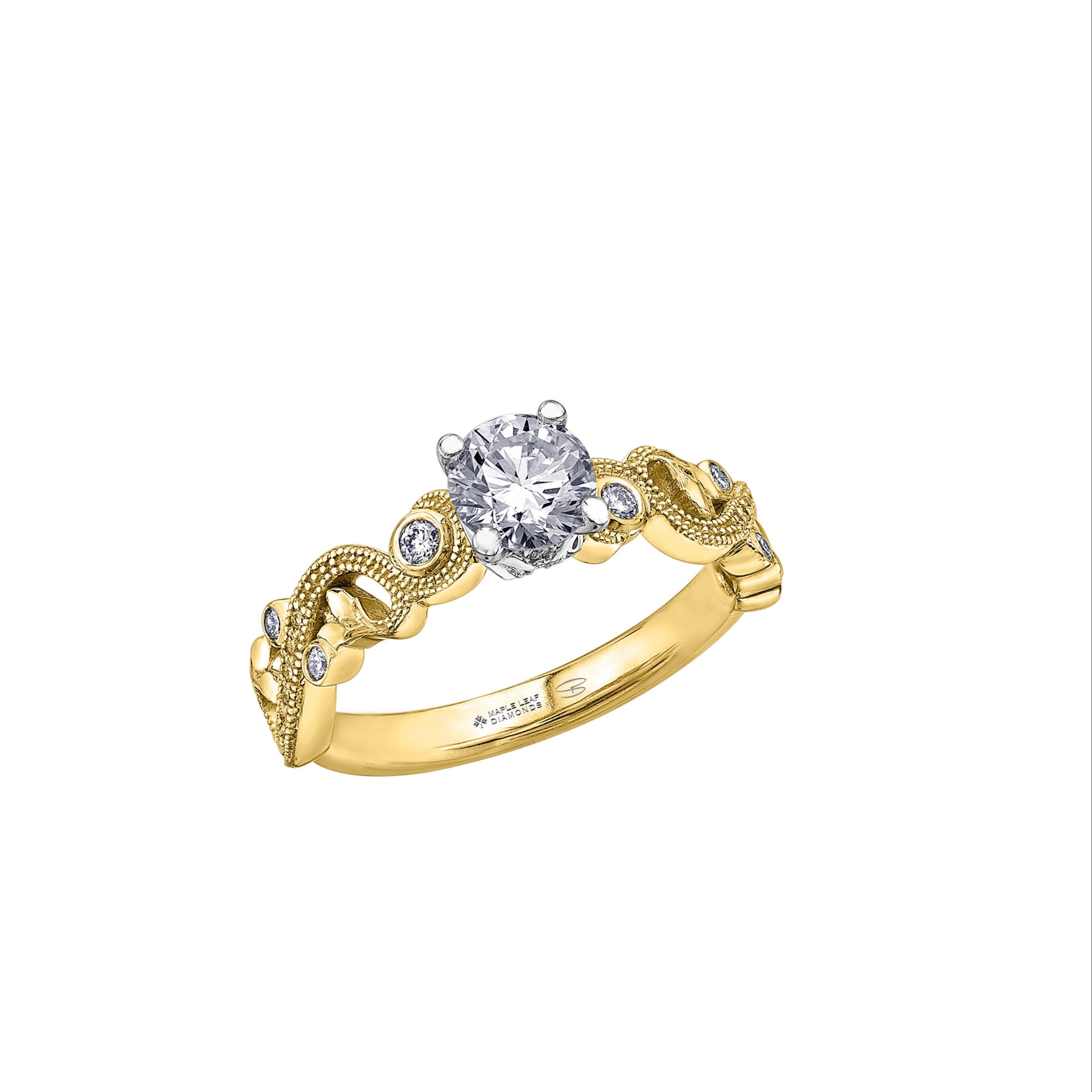 Enchanted Solitaire Engagement Ring
