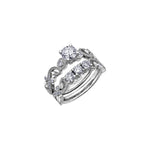 ‘Enchanted Solitaire’ with matching band ‘Enchanted Solitaire Matching Band’ 