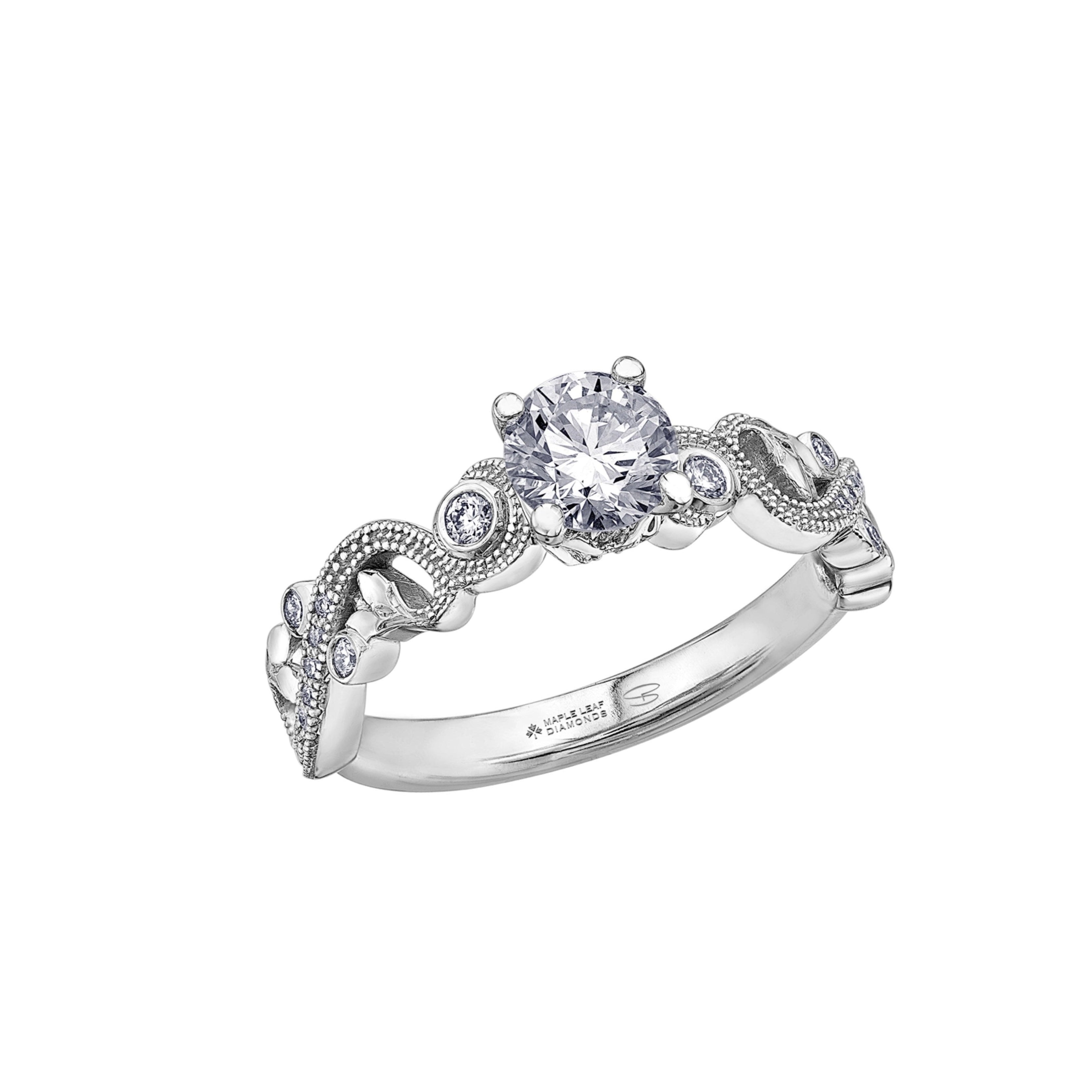 Enchanted Solitaire Engagement Ring