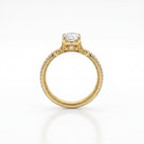 Lily Infinity Oval Engagement Ring