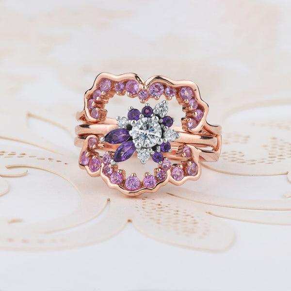 Wildflower Cluster Ring with Jacket