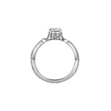 Lily Infinity Oval Engagement Ring