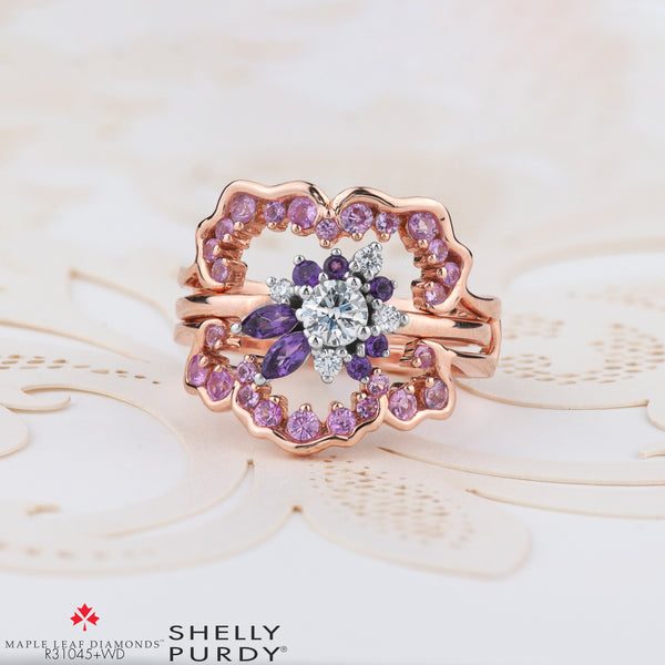Wildflower Ring (Purple Amethyst)