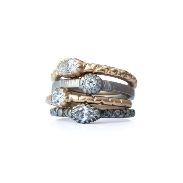 Bound Marquise-Cut Diamond Ring