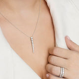 Diamond Icicle Necklace